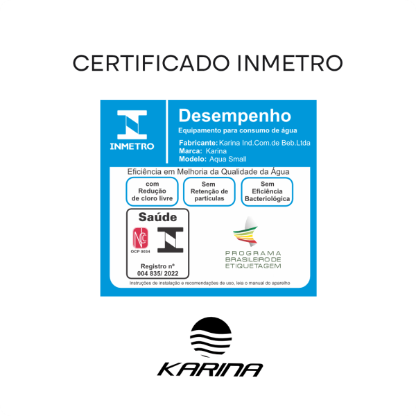 Purificador  Modelo Aqua Small - CINZA - Karina - Imagem 6