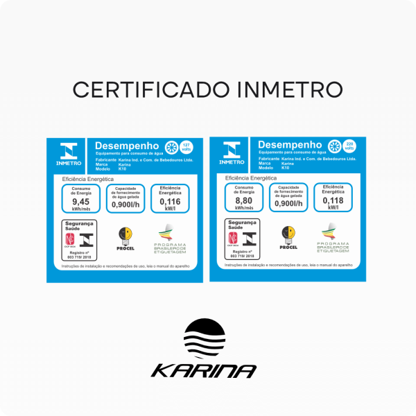 Bebedouro Coluna Modelo K10 - INOX - Karina - Imagem 5