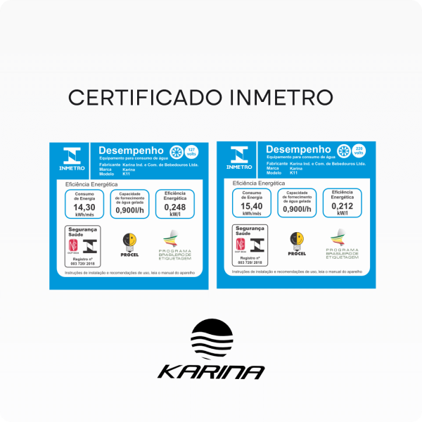 Bebedouro Mesa  Modelo K11 - INOX- Karina - Imagem 5