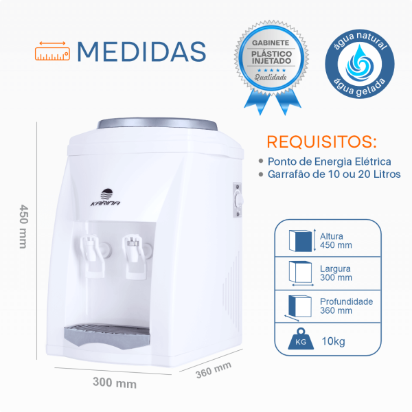 Bebedouro Mesa  Modelo K31 - Karina - Imagem 5