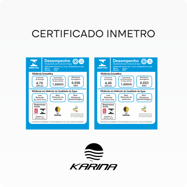 Bebedouro Pressão Modelo K40i - Karina - Imagem 5